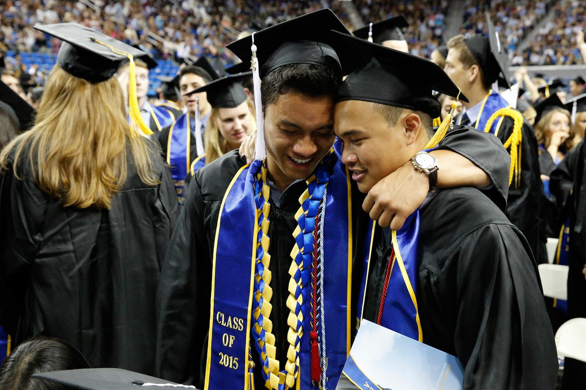 Commencement 2015 students