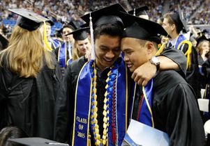 Commencement 2015 students