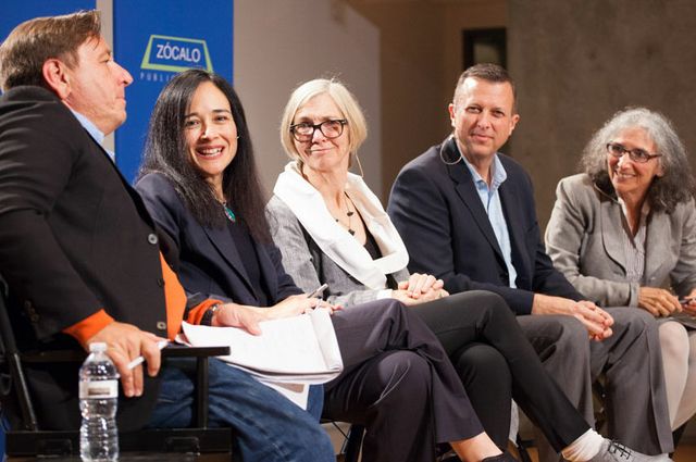 Panel at a UCLA-Zocalo discussion on gentrification
