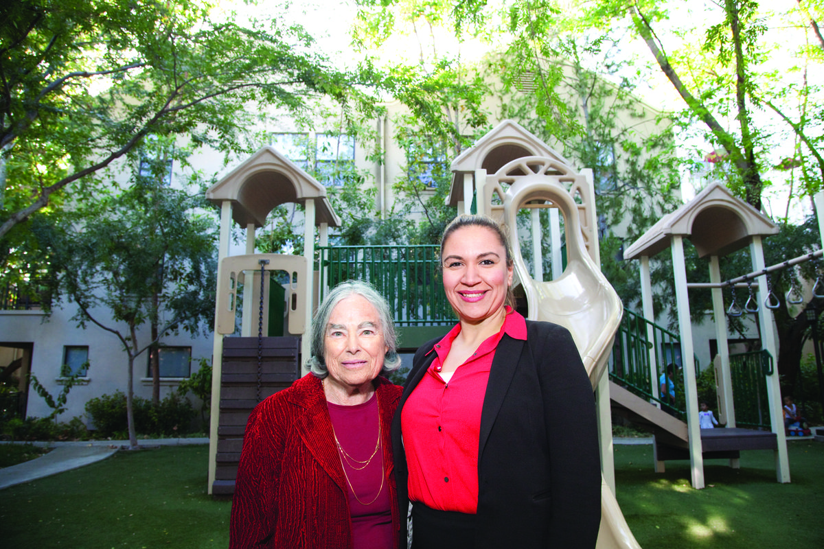 Esther Schiller and Marlene Gomez