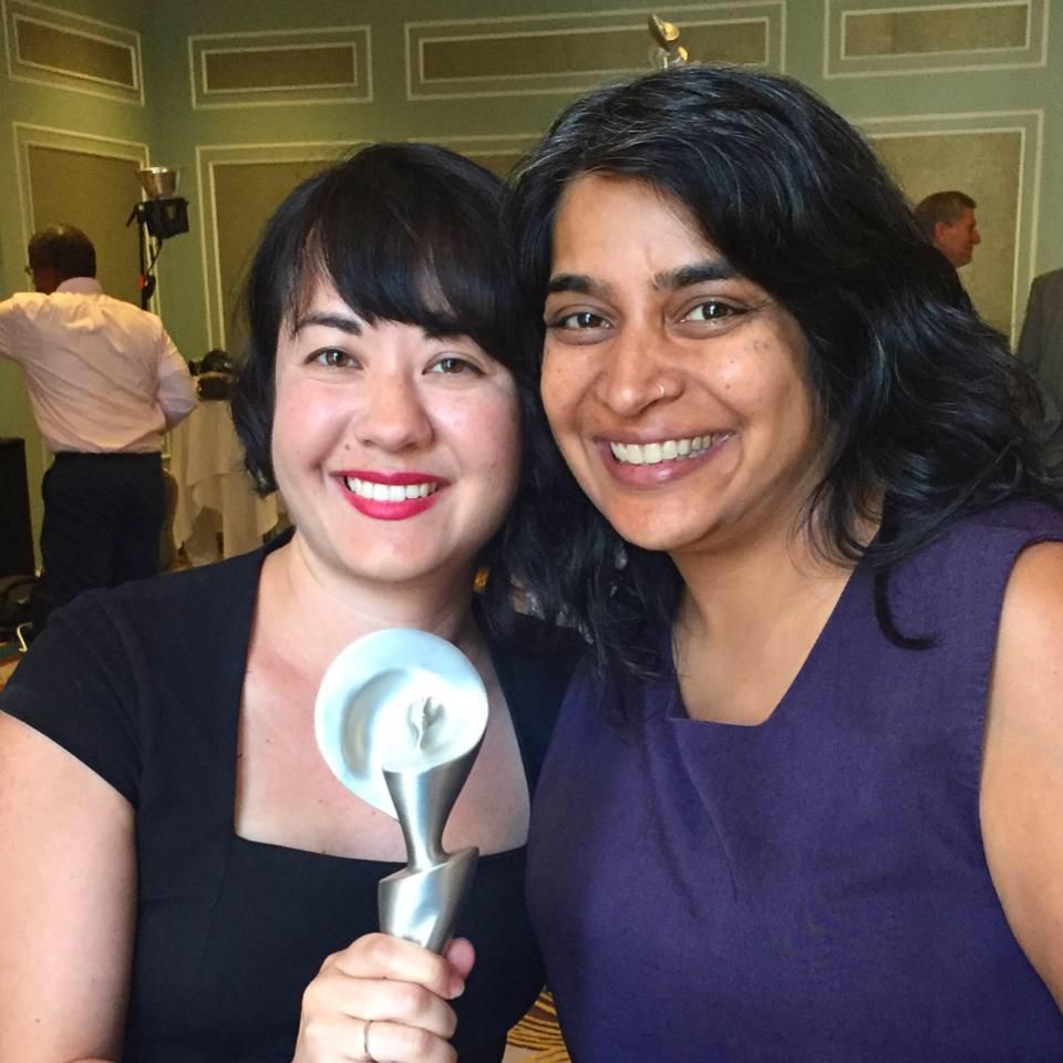 Stefanie Ritoper and Saba Waheed