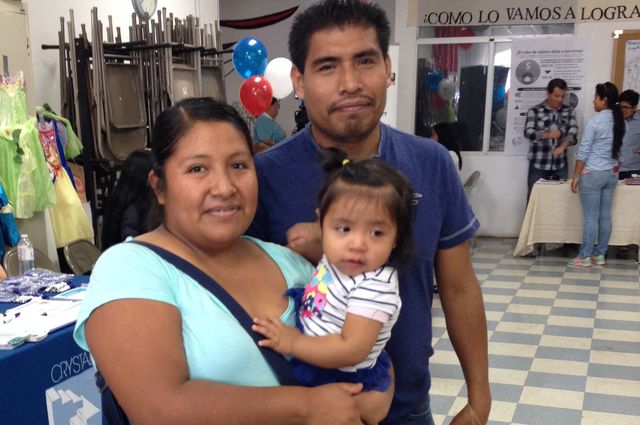 Garment worker family