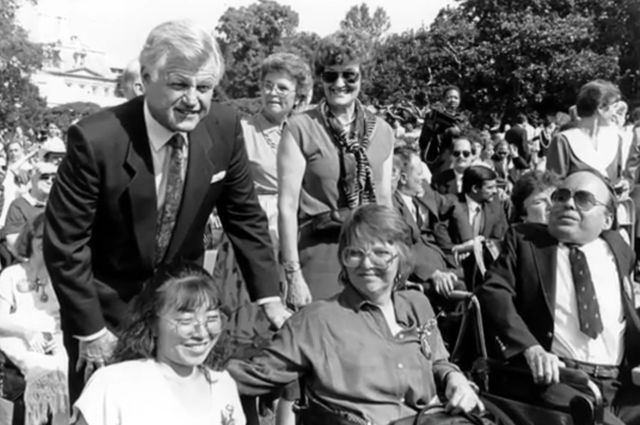 Douglas Martin (far right) 