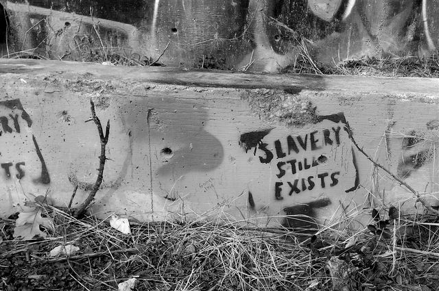 Slavery graffiti