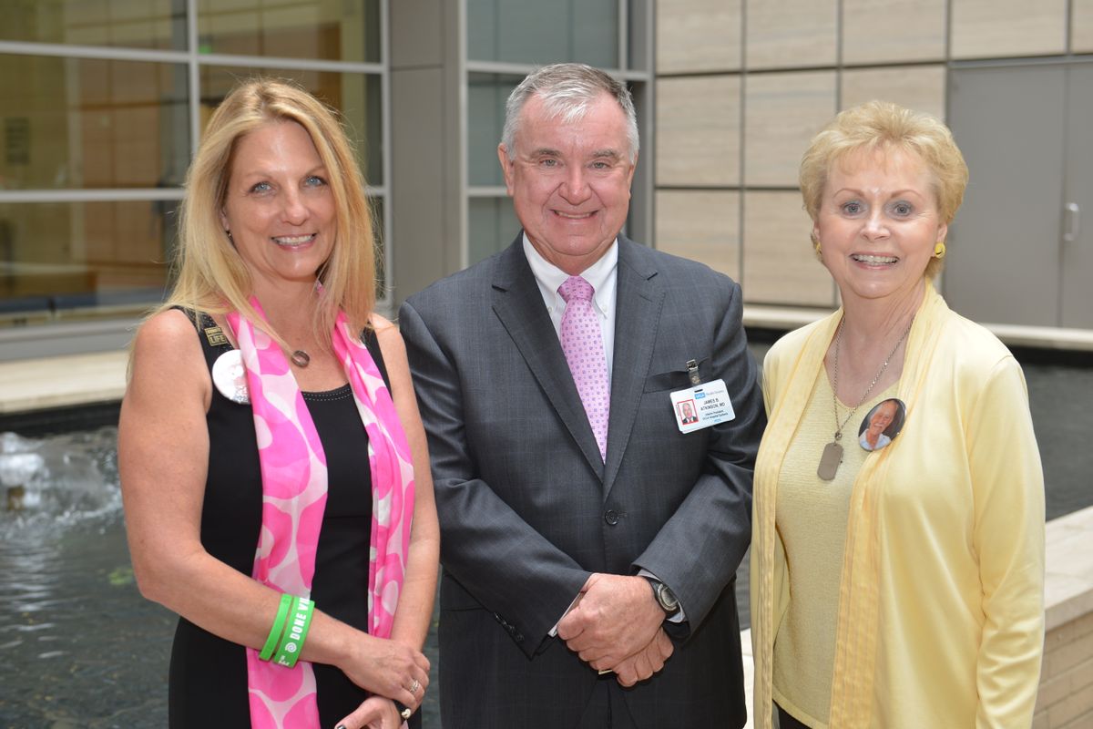 Rachel Greenberg, Dr. James Atkinson, Lois Foxen