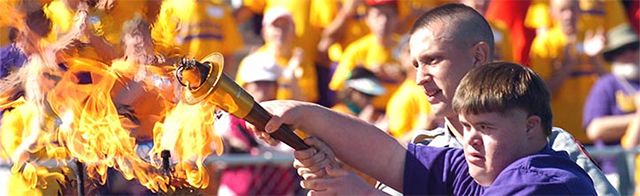 Special Olympics torch run
