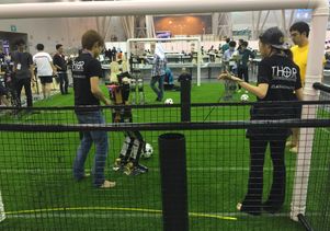 Teams at RoboCup and their robots