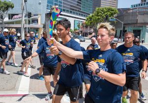 Special Olympics torch