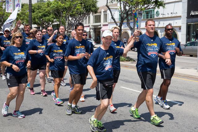 Special Olympics torch