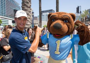 Brett Laza with Joe Bruin