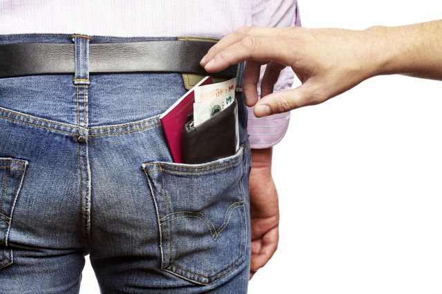 Stealing from stranger