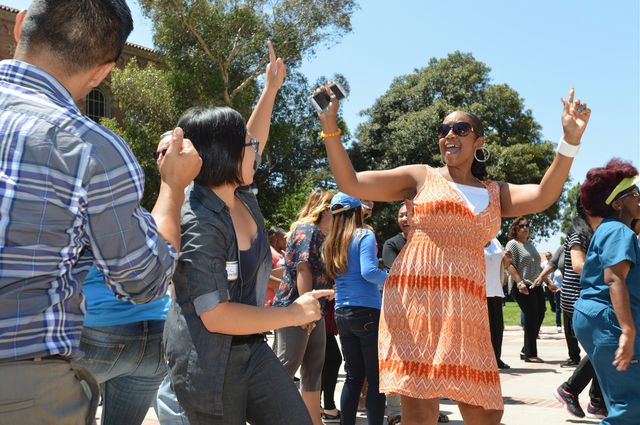 Dancing 2015 Staff Picnic