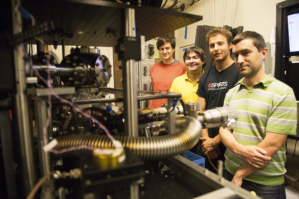 Researchers in the lab