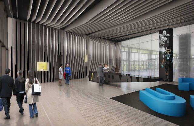 Football center drawing