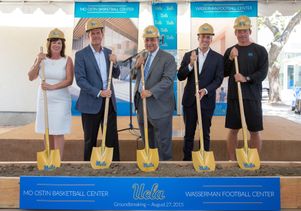 Wasserman and Ostin centers groundbreaking 