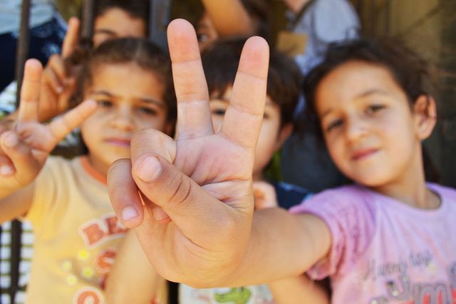 Syrian refugee children