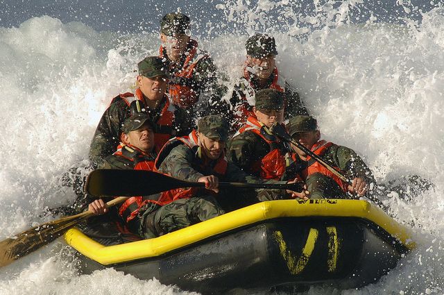 U.S Navy SEAL Team Raft Paddles