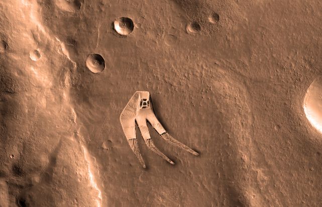 Guvenc Ozel - astronaut dwelling overhead view