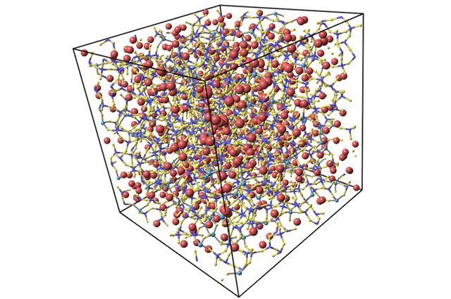 Atomic structure glass