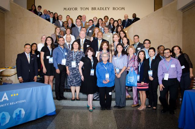 Advocates at UCLA Day in Downtown LA
