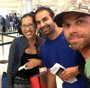 Dr. Angelica Zen (from the left), Tony Grover and Willie Tipp