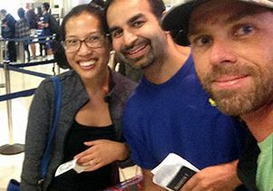 Dr. Angelica Zen (from the left), Tony Grover and Willie Tipp