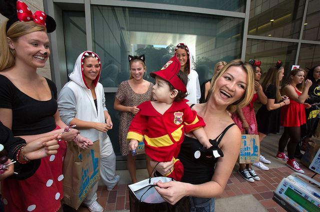 Halloween celebration at Mattel Children's Hospital UCLA