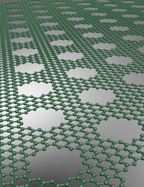 Graphene weed barrier