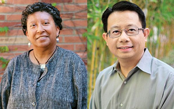 Vickie Mays and Gilbert Gee