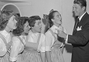 Ronald Reagan at Spring Sing