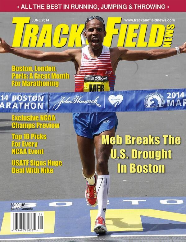 Meb Keflezighi on Track & Field cover