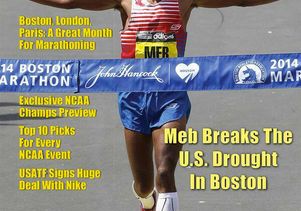 Meb Keflezighi on Track & Field cover