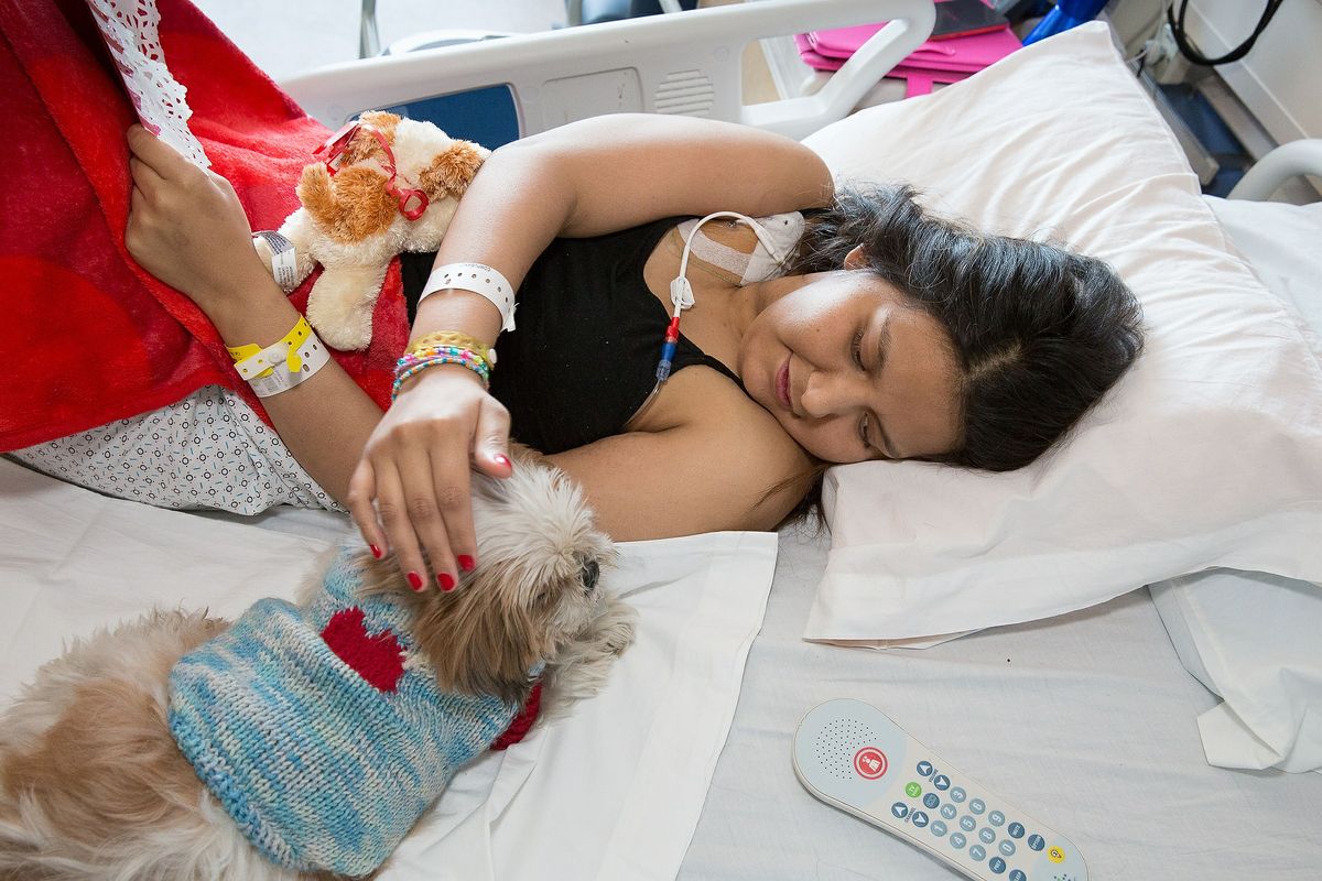 Jazmin, a patient at Mattel Children's Hospital