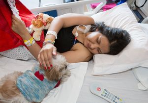 Jazmin, a patient at Mattel Children's Hospital
