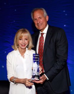 Dean Judy Olian and James McNerney Jr.