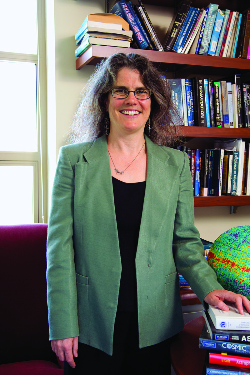 Andrea Ghez in her office