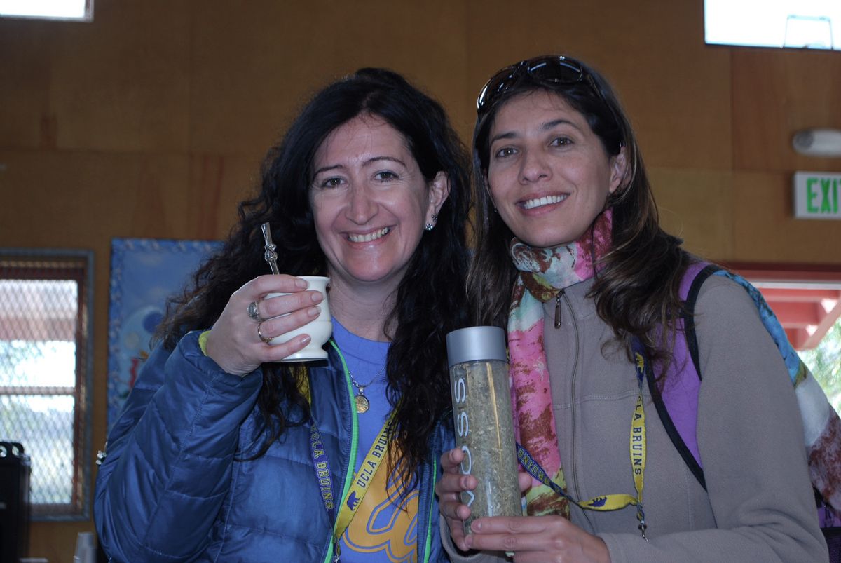 Two educators from Argentina 