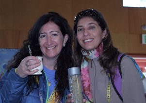 Two educators from Argentina 