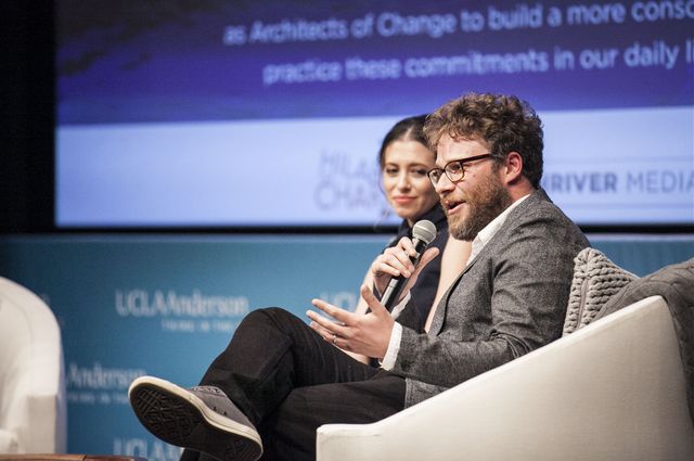 Seth and Lauren Rogen