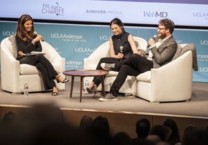 Maria Shriver, Lauren and Seth Rogen