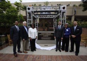 Jackie Robinson monument ceremony