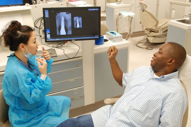 Dental student Tigon Abalos and UCLA student Rodrick Fox