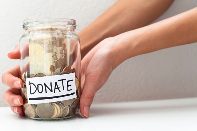 Donation jar