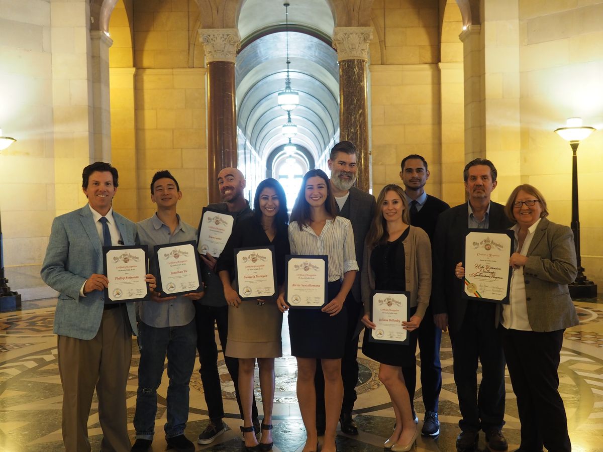 UCLA Extension's award-winning landscape architecture class