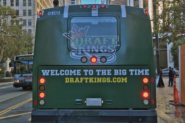 Draft Kings bus ad
