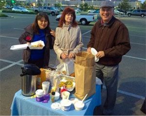 Vanpool park-n-ride party