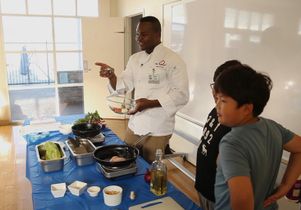 Cooking class at UCLA University Village