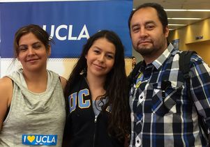 Bruin Day Idalys Perez and family