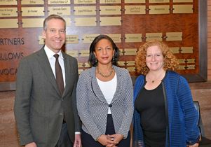 Kal Raustiala, Susan Rice and Jennifer Mnookin