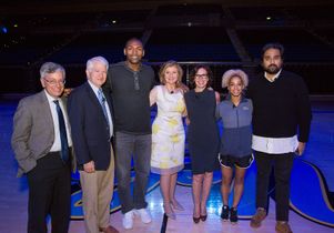 Panel members and moderator at the "Sleep Revolution"